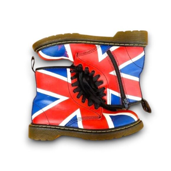 Dr. Martens Other - Vintage Leather Union Jack Distressed Dr. Marten Boots